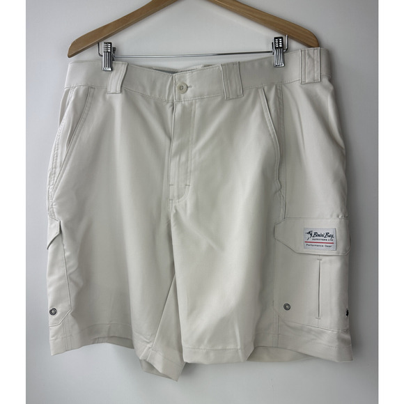 Bimini Bay Outfitters Bluefin II Short Ft. Bloodguard Sandstone Smoke Men's 38 - Picture 6 of 12